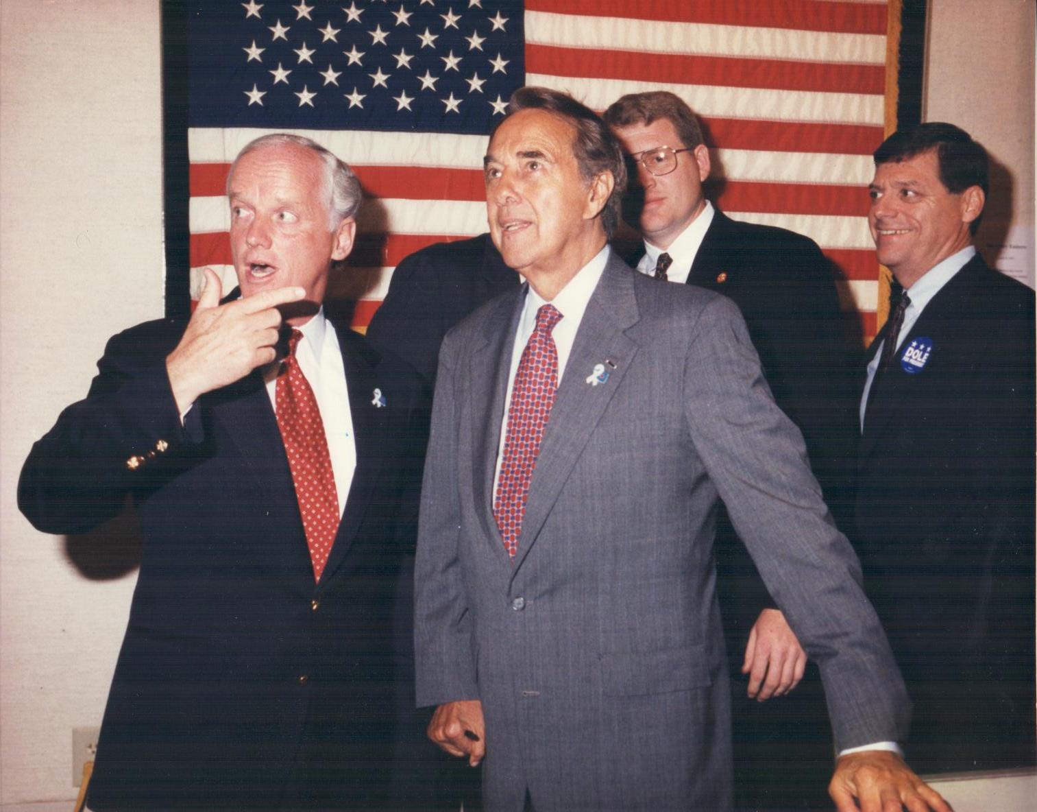 Rep. Cole and Bob Dole