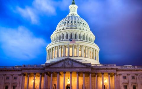 U.S. Capitol Building at Twighlight